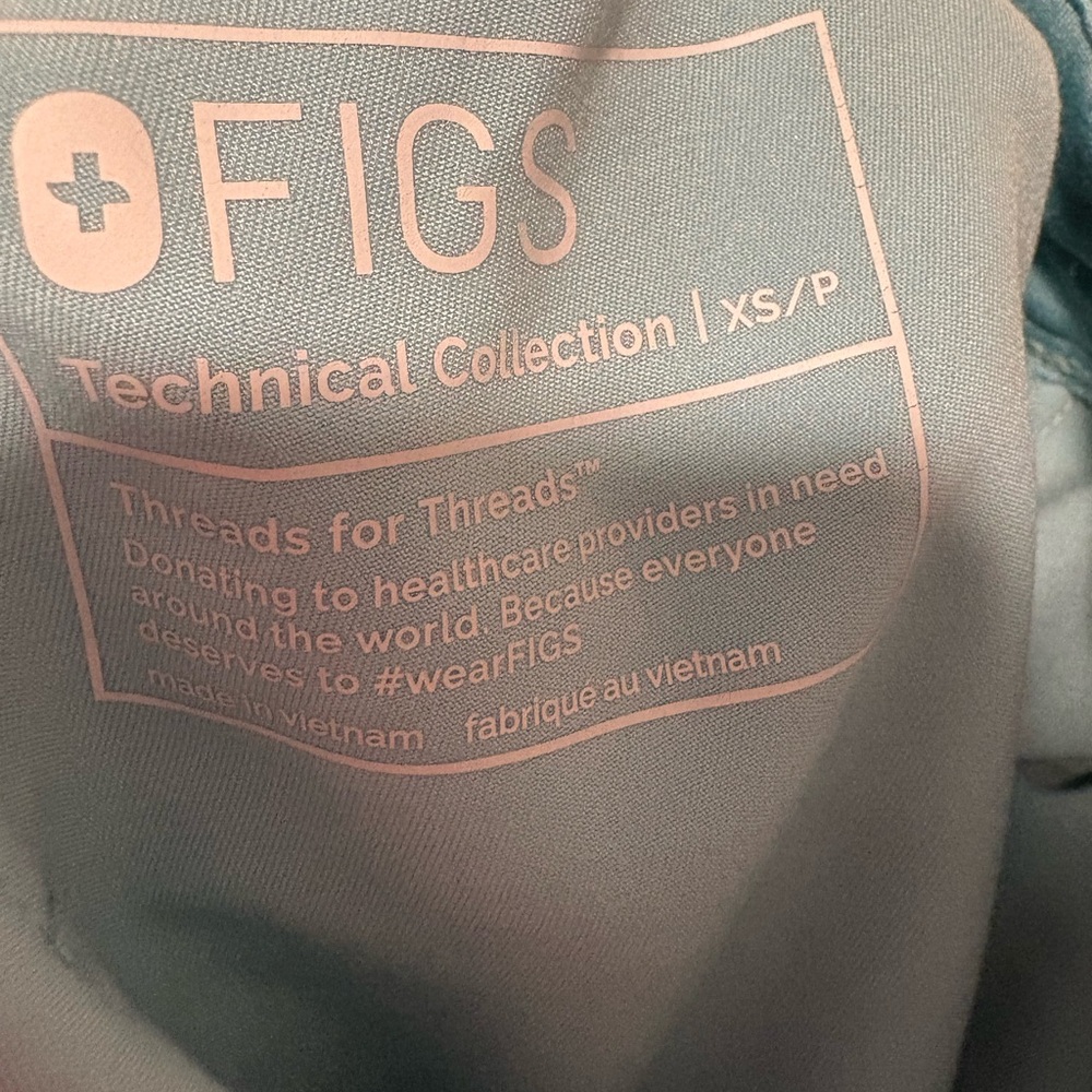 Figs Women's Teal Joggers - Picture 3 of 4